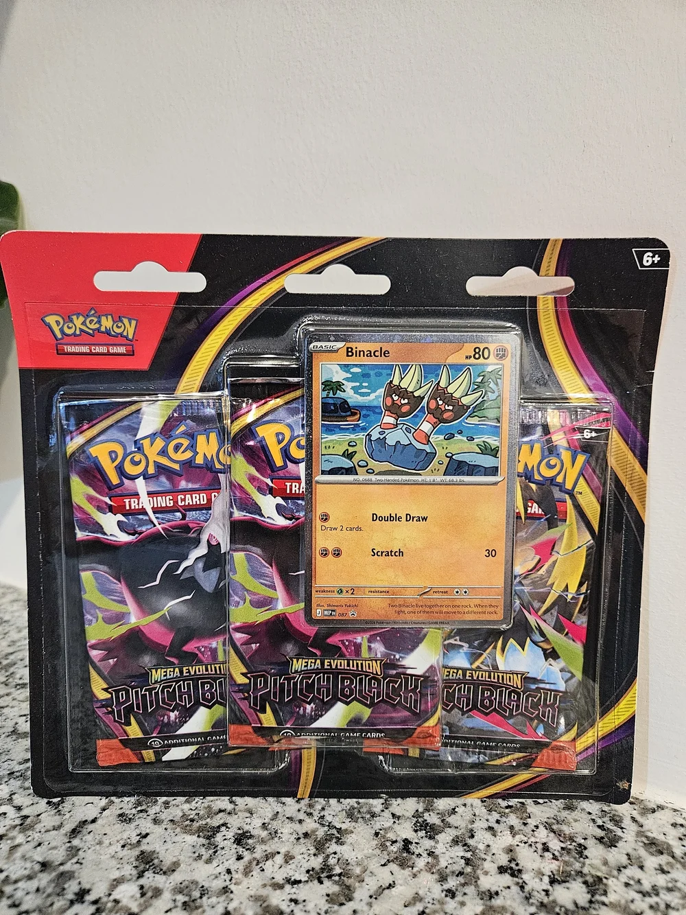 Pokemon TCG Mega Evolution Pitch Black Blister Pack
